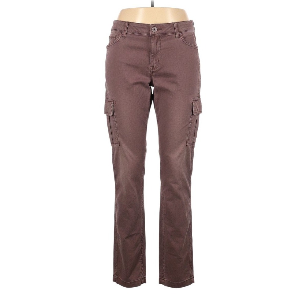 L.L.Bean‎ Cargo Pants Mauve Favorite Fit Straight Leg Utility - 4 Reg